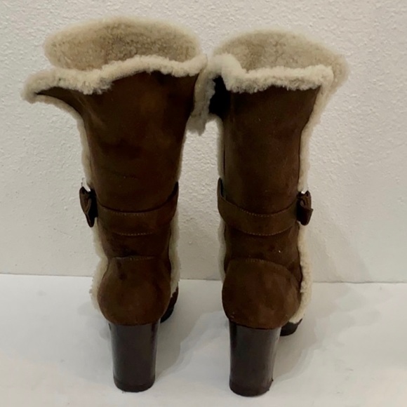 Authentic Gianvito Rossi suede leather boots sz 8 - Picture 7 of 16